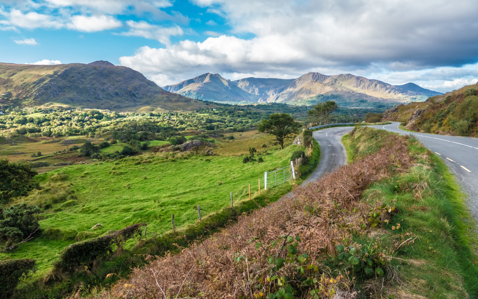 Spektakul&auml;re Landschaft entlang des Ring of Beara auf der Beara-Halbinsel in Irland.