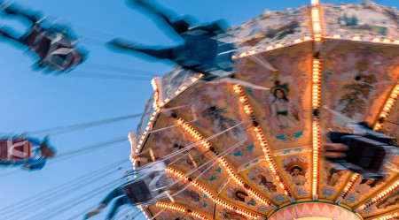 Karussell-Freizeitpark